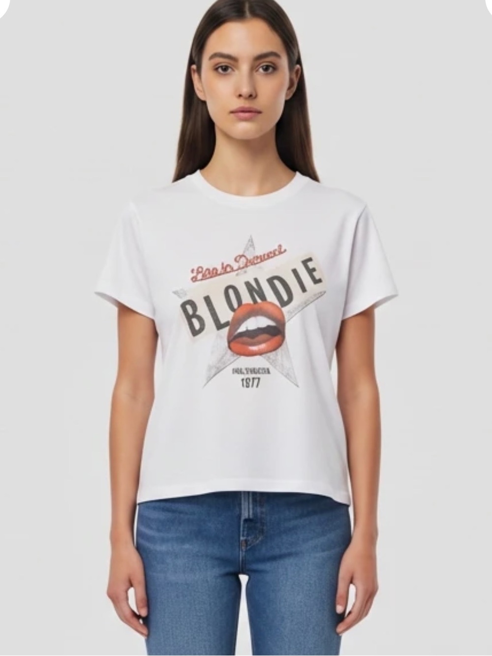 Chaser Blondie Graphic Tee - White